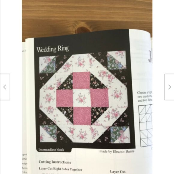 Quilt in a Day: Quilt Block Party #3 Quilter's Almanac Book 1991 Eleanor Burns - Picture 2 of 5